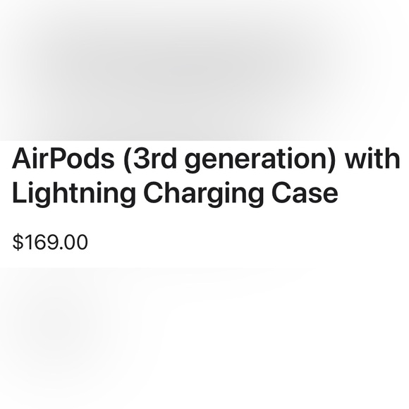 Apple 3rd Generation AirPods- used- in great condition, clean, disinfected w/box - Picture 5 of 12